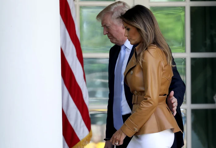First Lady Melania Trump Speaks On The Launch Of Her Initiatives In The Rose Garden Of White House jpeg