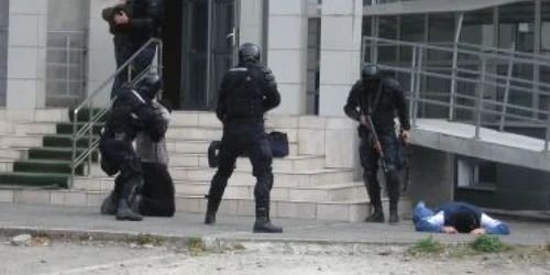 Bistriţa: Jaf armat la Trezorierie într-un scenariu simulat