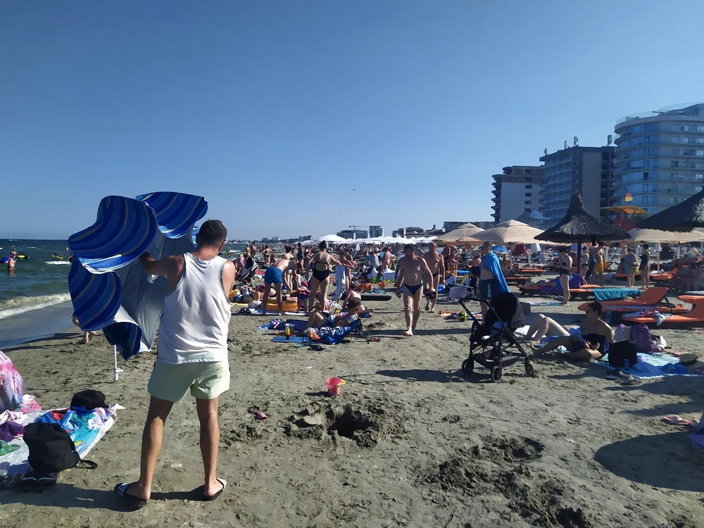 Plaja din stațiunea Mamaia