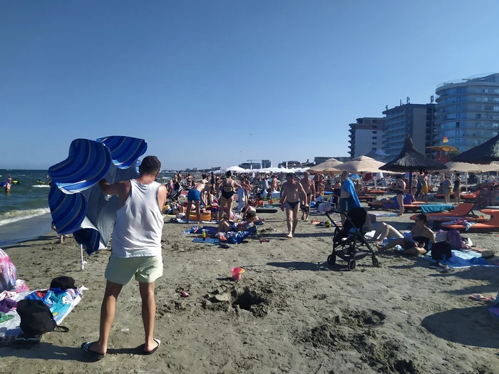 Plaja din stațiunea Mamaia