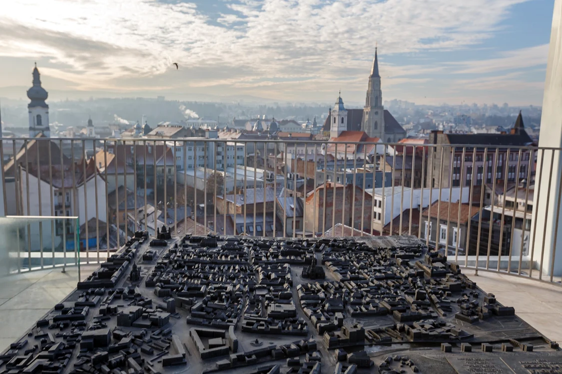 Cluj-Napoca, vedere de pe Turnul Pompierilor. FOTO: Primăria Cluj-Napoca