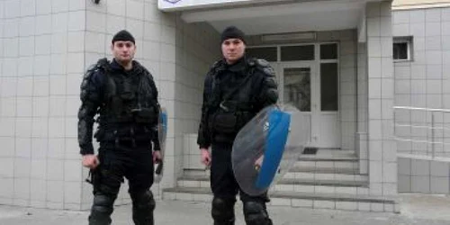 Scandalagii au fost liniștiți de jandarmi