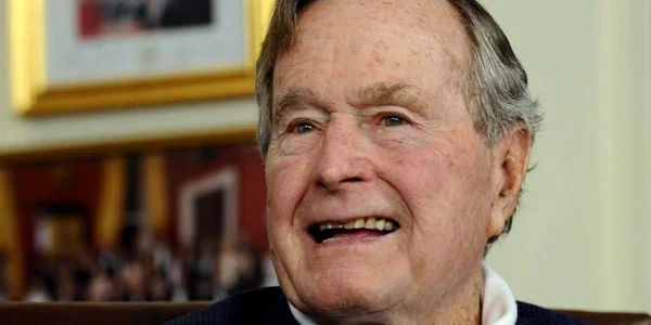 Fostul presedinte american George H.W. Bush FOTO EPA