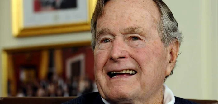 Fostul preşedinte american George H.W. Bush FOTO EPA