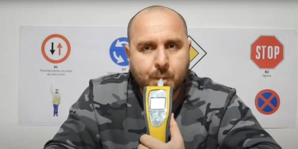 politist Tavi Perțea, experiemtn FOTO Captura video jpg
