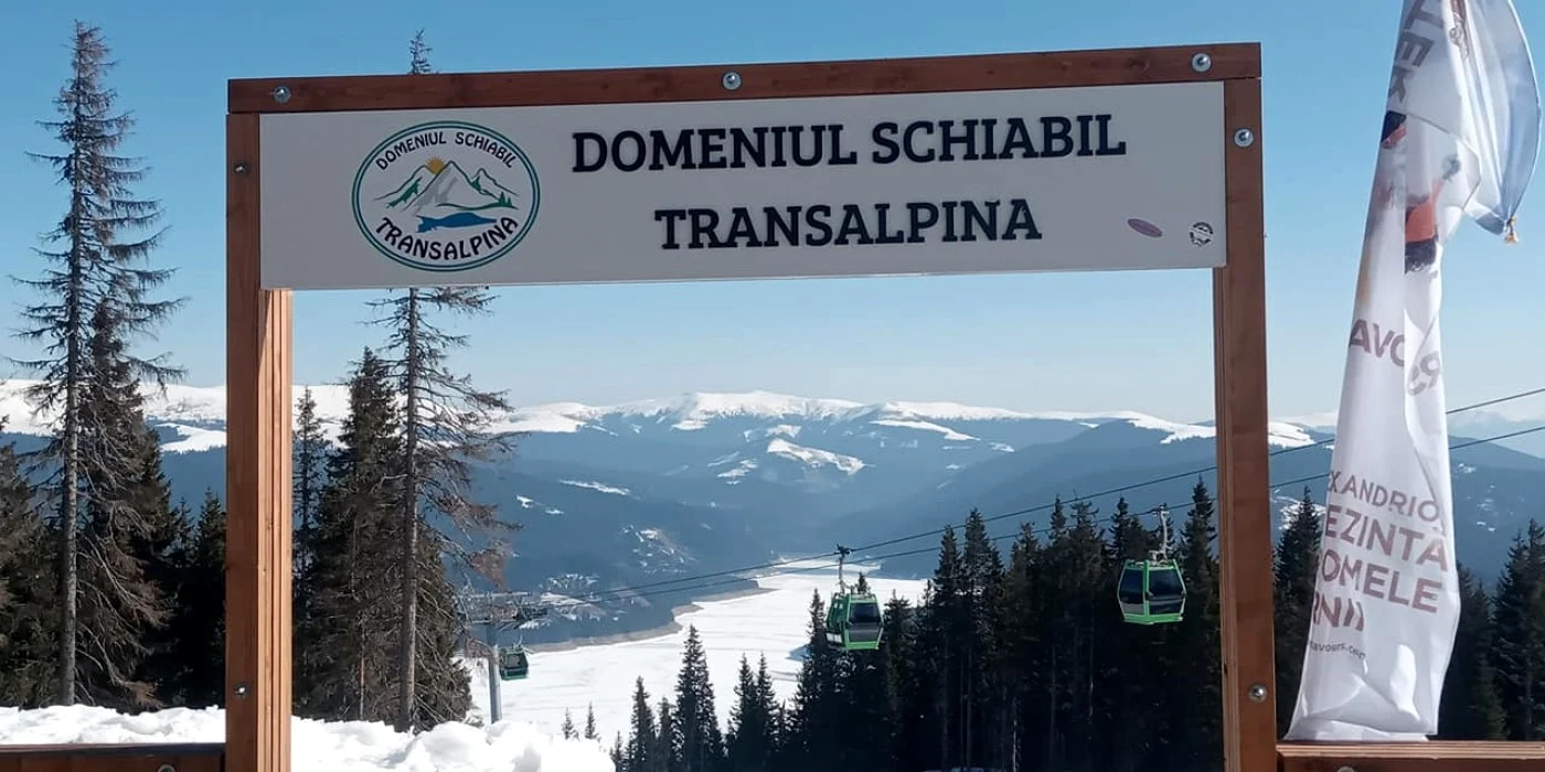 Domeniul Schiabil Transalpina - Voineasa din Munţii Lotrului - Vâlcea, primăvara 2022 Foto Marcel Andreescu