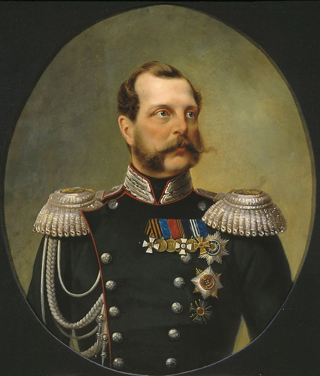 Un portet al țarului Alexandru al II lea