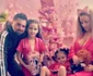 Sânzi și familia, la brad foto: Instagram