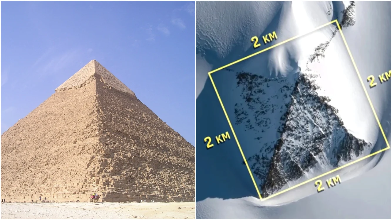 Misterioasa piramidă din Antartica