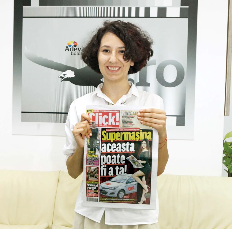 
     Andreea Morcov a câştigat 300 de lei la Click!MANIAFoto: Dorin Constanda  