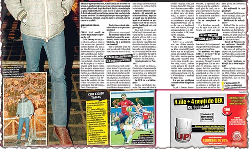 Gabi Tamaş  nu refuză niciodată  o partidă de fotbal  cu prietenii jpeg