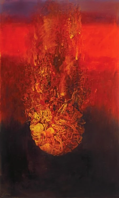 Lucrare „Bomb” de Alexandru Ghenie - sursă foto Artmark