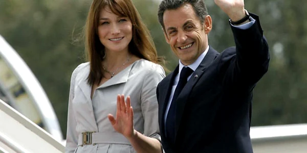 Carla Bruni şi Nicolas Sarkozy