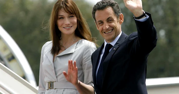 Carla Bruni şi Nicolas Sarkozy