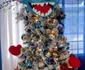 Bradul cu tematica Stitch al Sânzianei Buruiană foto: Instagram 