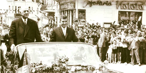 Charles de Gaulle si Nicolae Ceausescu foto Arhivele Diplomatice ale Ministerului Afacerilor Externe jpg