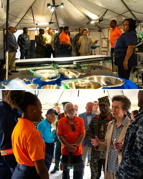 Prințesa Anne, vizită în Barbados, Instagram