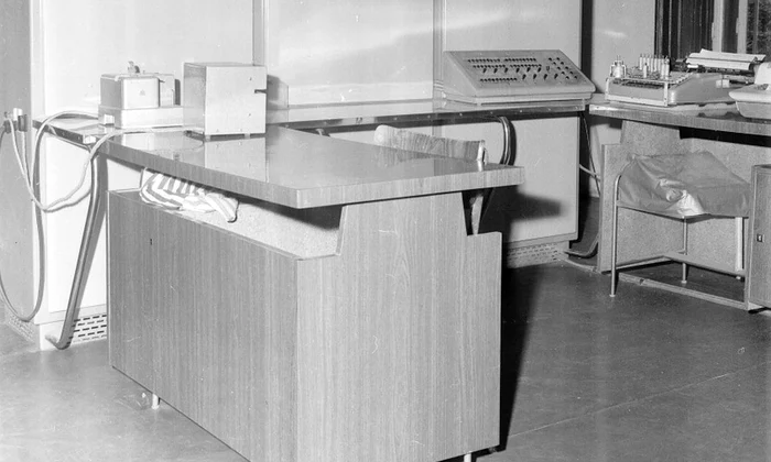 DACICC-1 - Primul calculator electronic de fabricație românească (© Muzeul de Istorie a Universității Babeș-Bolyai)