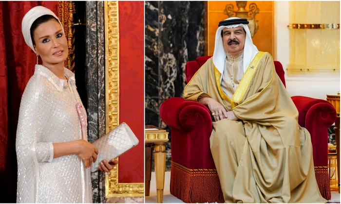 Șeica Moza bint Nasser și soțul ei, fostul emir al Qatarului Hamad bin Khalifa al Thani   Profimedia jpg