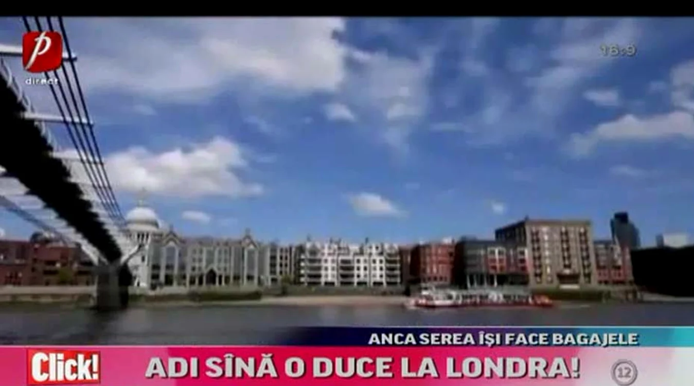 Anca Serea a primit în dar de la iubitul ei o vacanță la Londra
