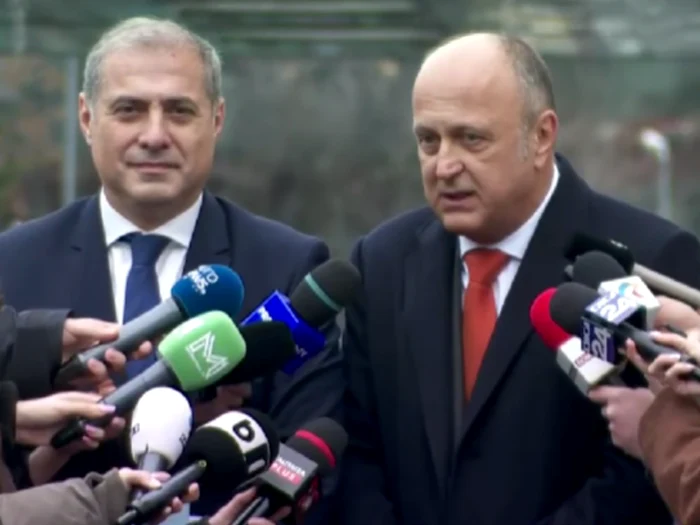 Florin Jianu și Dan Șucu/FOTO: Captură video/Digi24