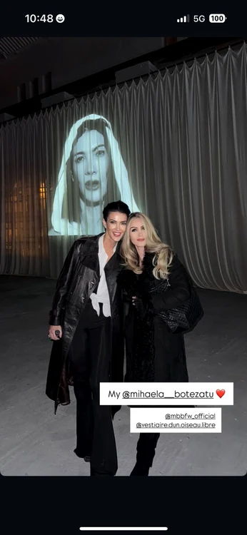 Mihaela Botezatu la Bucharest Fashion Week / foto: arhiva personala