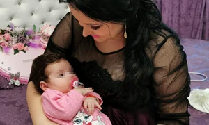 Silvana Rîciu a fost copleșită de emoții la botezul fetiței sale  jpeg