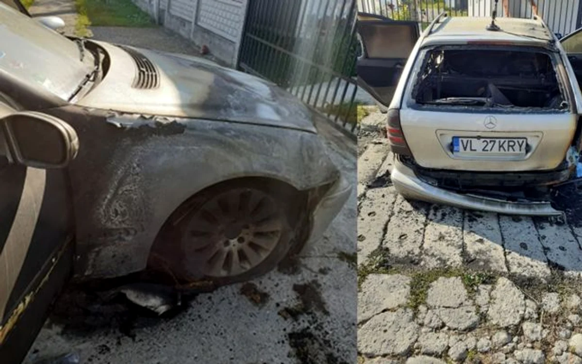 
    Mașina unei familii din Berbești a fost incendiată în semn de răzbunareFoto: adevarul.ro  