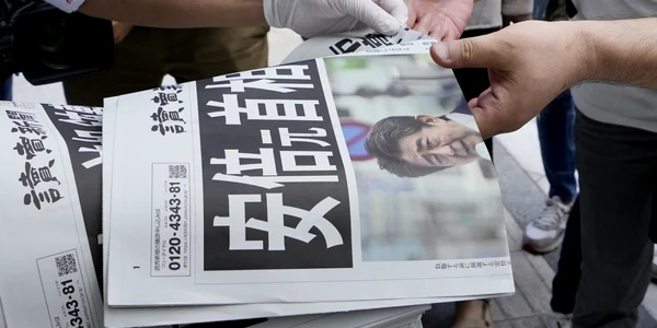 Shinzo Abe a fost impuscat FOTO EPA-EFE