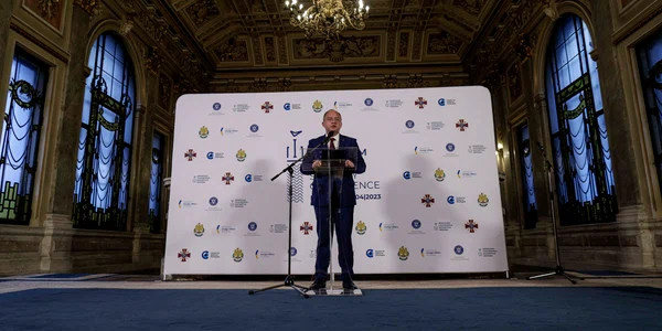 Conferinţă privind securitatea Mării Negre sub egida Platformei Internaţionale Crimeea, 13 aprilie 2023. FOTO Inquam Photos / Octa Ganea