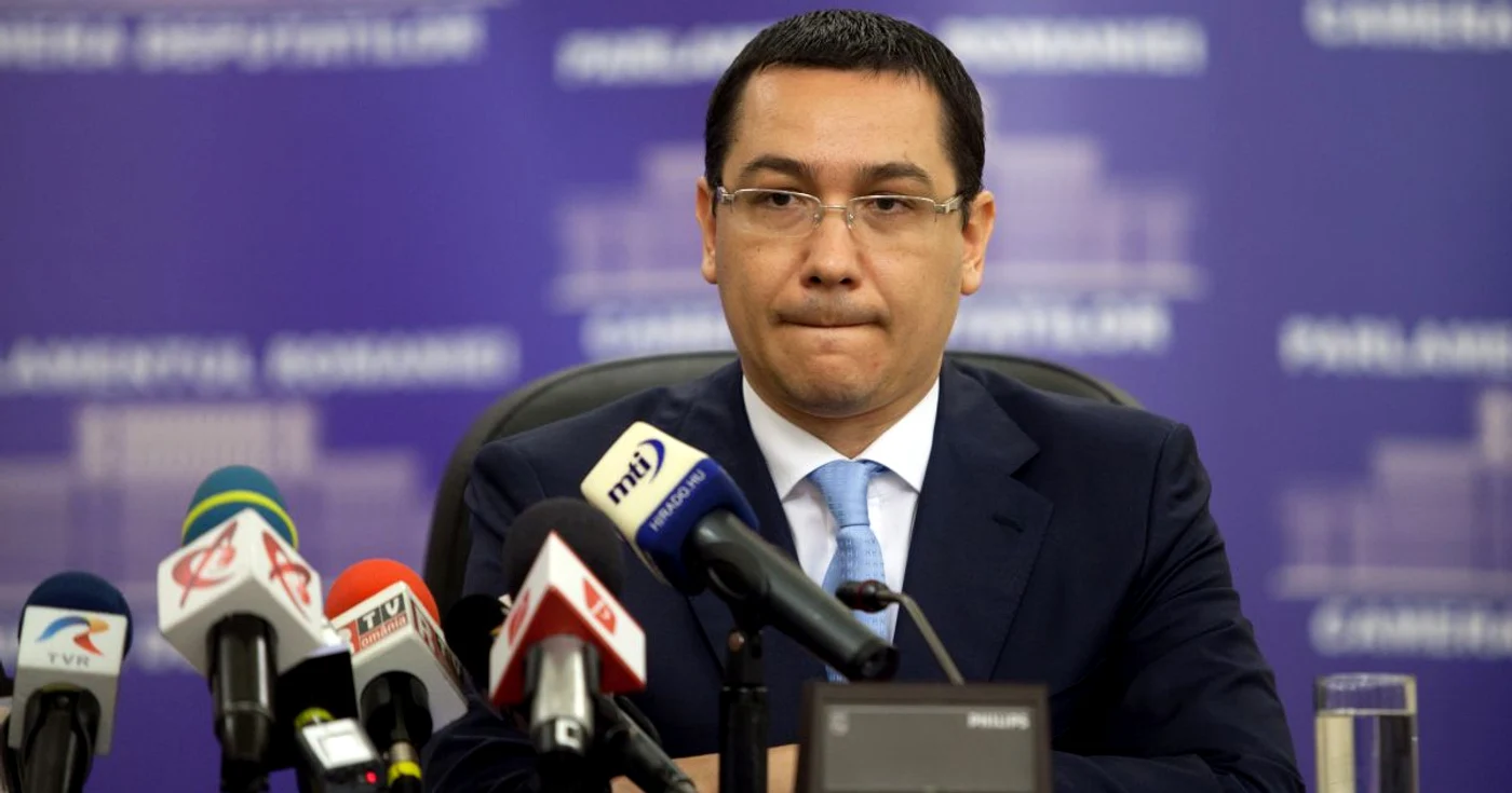 Victor Ponta face declaraíi după referendumul de ieri FOTO: Mediafax