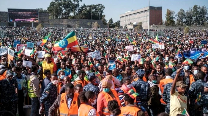 Etiopia demonstratie