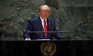 Trump la Adunarea Generala a ONU de la New York 2019 FOTO AFP