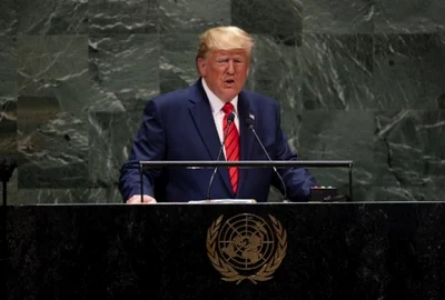 Trump la Adunarea Generala a ONU de la New York 2019 FOTO AFP