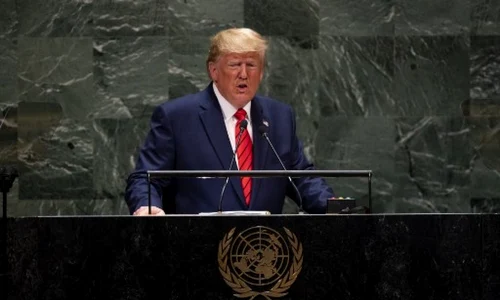 Trump la Adunarea Generala a ONU de la New York 2019 FOTO AFP
