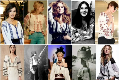Marile case de modă ale lumii inspirate de portul popular românesc Foto La blouse roumaine