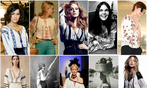 Marile case de modă ale lumii inspirate de portul popular românesc Foto La blouse roumaine