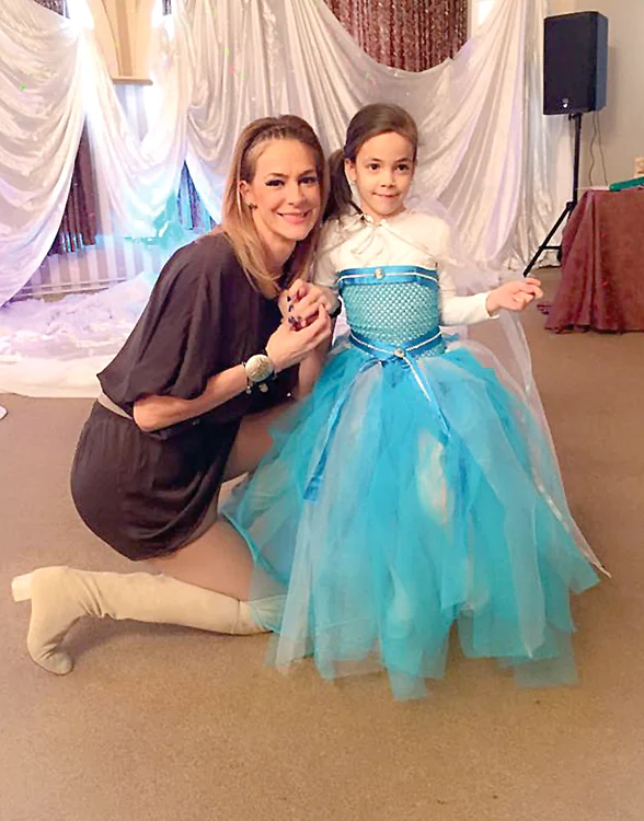 Roxana i-a serbat fiicei ziua într-un decor de basm