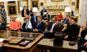 trump lideri europeni/FOTO:X