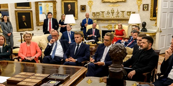 trump lideri europeni/FOTO:X