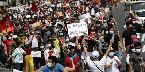 Protest in Myanmar FOTO EPA-EFE