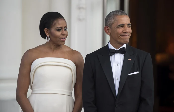 Michelle, alături de soțul ei, Barack Obama, cel de-al 44-lea președinte al SUA. FOTO: Profimedia