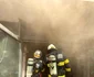 Incendiu puternic la fostul restaurant „Mărul de Aur” din București FOTO: ISU