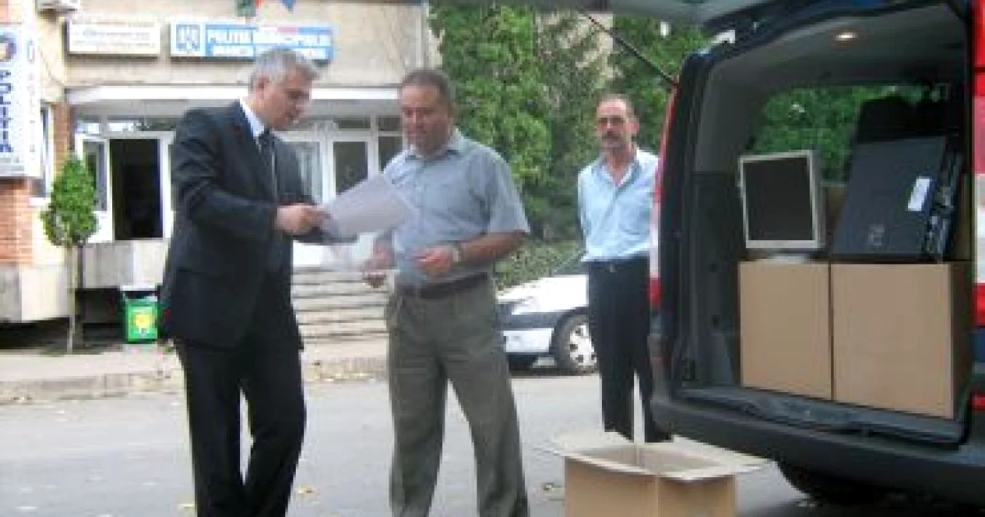 Turnu Severin: 10 calculatoare au ajuns la Poliția municipiului