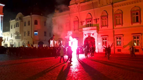 Marșul "Eroii nu mor niciodatâ" FOTO Ștefan Both