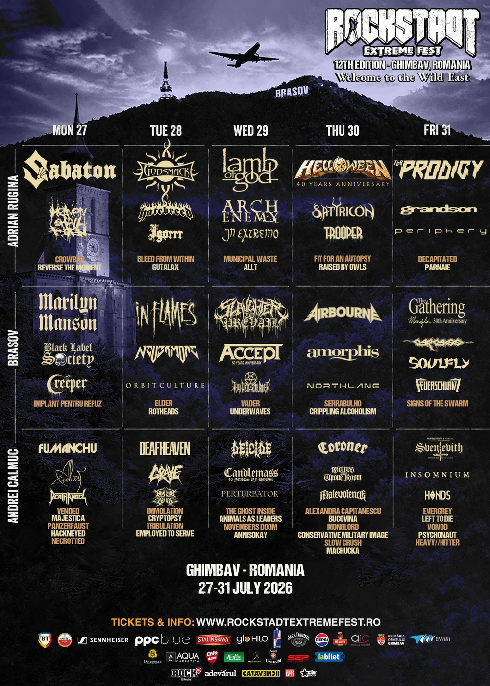 Câteva zile ne despart de Rockstadt Extreme Fest 2026. Ghimbav devine noua casă a unuia dintre cele mai ambițioase festivaluri de metal din Europa