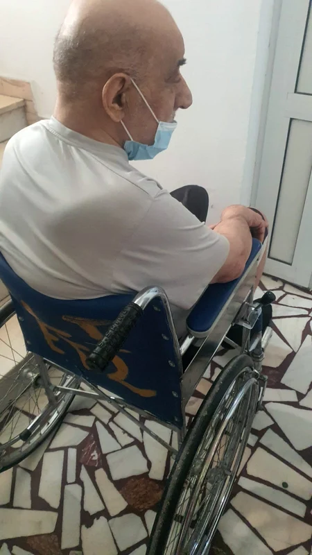 Viorel Lis, în cărucior