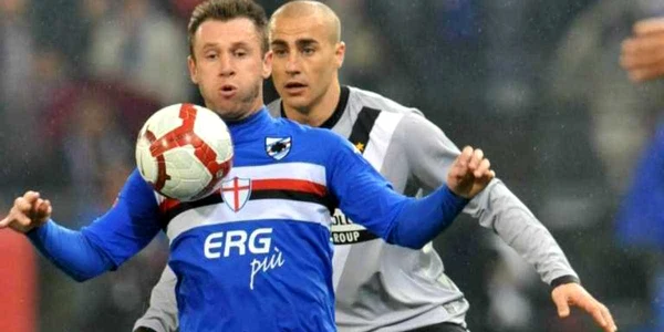 Cassano i-a luat faţa fundaşului torinez Fabio Cannavaro