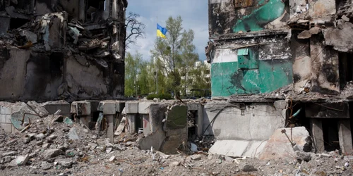 Cladiri distruse in Borodyanka Ucraina 3 mai 2022 FOTO Getty Images