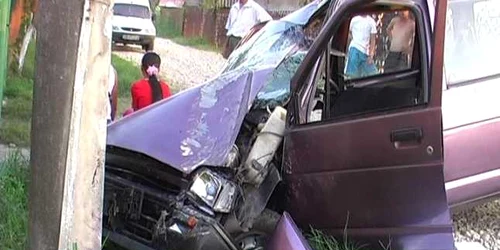 Târgovişte: A făcut infarct în timpul accidentului